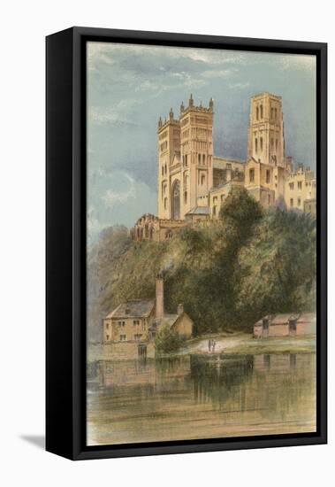 Durham Cathedral-English School-Framed Stretched Canvas