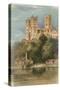 Durham Cathedral-English School-Stretched Canvas
