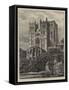 Durham Cathedral-Henry William Brewer-Framed Stretched Canvas