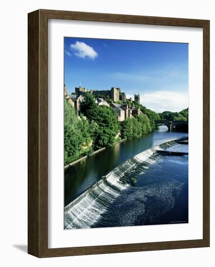 Durham Centre and River Wear, Durham, County Durham, England, United Kingdom-Neale Clarke-Framed Photographic Print