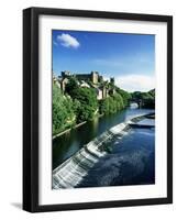 Durham Centre and River Wear, Durham, County Durham, England, United Kingdom-Neale Clarke-Framed Photographic Print