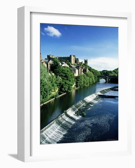 Durham Centre and River Wear, Durham, County Durham, England, United Kingdom-Neale Clarke-Framed Photographic Print