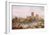 Durham, Distant View 1905-WW Collins-Framed Art Print