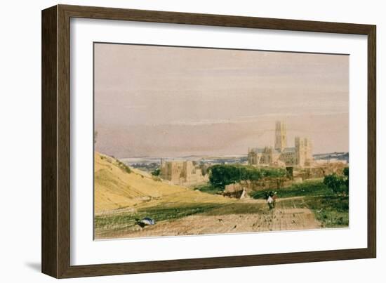 Durham from the Fields, 1830-Thomas Shotter Boys-Framed Giclee Print