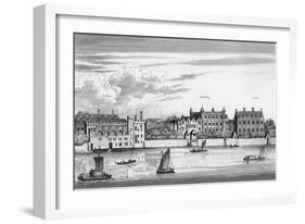 Durham House Etc.-Wenzel Hollar-Framed Art Print