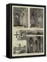 Durham Illustrated, the Cathedral-null-Framed Stretched Canvas