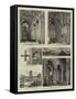 Durham Illustrated, the Cathedral-null-Framed Stretched Canvas