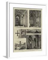 Durham Illustrated, the Cathedral-null-Framed Giclee Print
