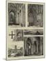 Durham Illustrated, the Cathedral-null-Mounted Giclee Print