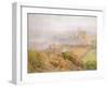 Durham, Misty with Colliery Smoke-Alfred William Hunt-Framed Giclee Print