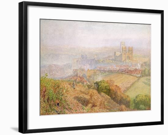 Durham, Misty with Colliery Smoke-Alfred William Hunt-Framed Giclee Print