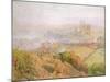 Durham, Misty with Colliery Smoke-Alfred William Hunt-Mounted Giclee Print