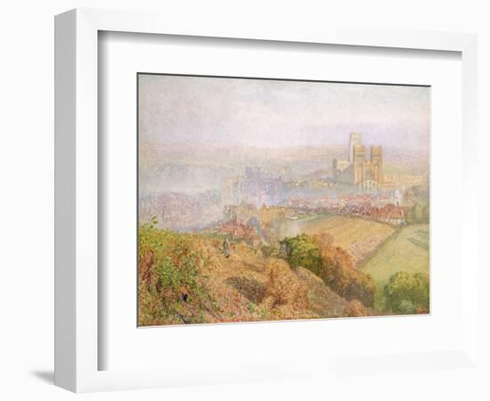 Durham, Misty with Colliery Smoke-Alfred William Hunt-Framed Giclee Print