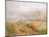 Durham, Misty with Colliery Smoke-Alfred William Hunt-Mounted Giclee Print