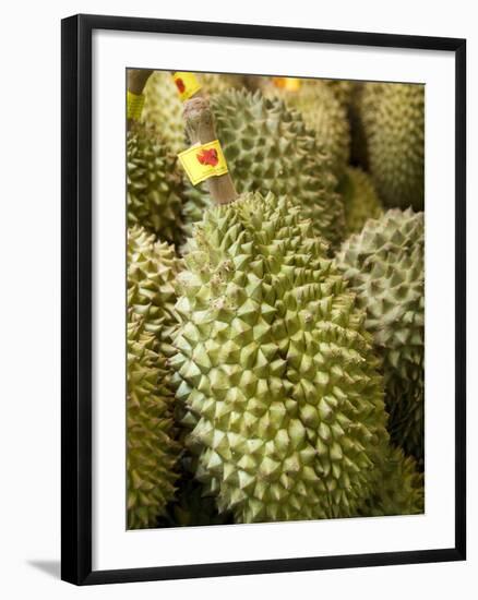 Durian For Sale, Mong Kok, Hong Kong, China, Asia-null-Framed Photographic Print