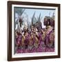 During a Dance, Girls from the Sultanate of Tadjoura, Dress Up in All their Finery and Display the-Nigel Pavitt-Framed Photographic Print