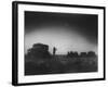 During an Outdoor Church Service an English Chaplain Plays Violin for British 8th Army-Bob Landry-Framed Photographic Print