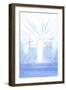 During Holy Mass, at the Consecration, I Saw Jesus, Who Was Full of Delight at Being Here with Thos-Elizabeth Wang-Framed Giclee Print