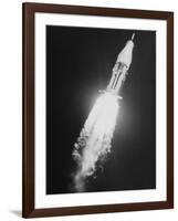 During the Blastoff of Saturn-Ib-null-Framed Photographic Print