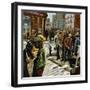 During the Depression, Roosevelt Was Swept to Power on the Back of His New Deal Reforms-null-Framed Premium Giclee Print