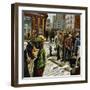 During the Depression, Roosevelt Was Swept to Power on the Back of His New Deal Reforms-null-Framed Giclee Print