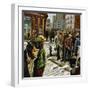 During the Depression, Roosevelt Was Swept to Power on the Back of His New Deal Reforms-null-Framed Giclee Print