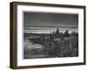 During the Exodus Moses Parts the Sea and Leads the Israelites Across-Greatbach-Framed Art Print