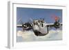 During World War Two an American B-24 "Liberator" Encounters "Foo Fighters" During a Bombing Raid-Brian Withers-Framed Photographic Print