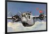 During World War Two an American B-24 "Liberator" Encounters "Foo Fighters" During a Bombing Raid-Brian Withers-Framed Photographic Print