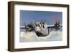 During World War Two an American B-24 "Liberator" Encounters "Foo Fighters" During a Bombing Raid-Brian Withers-Framed Photographic Print