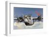 During World War Two an American B-24 "Liberator" Encounters "Foo Fighters" During a Bombing Raid-Brian Withers-Framed Photographic Print