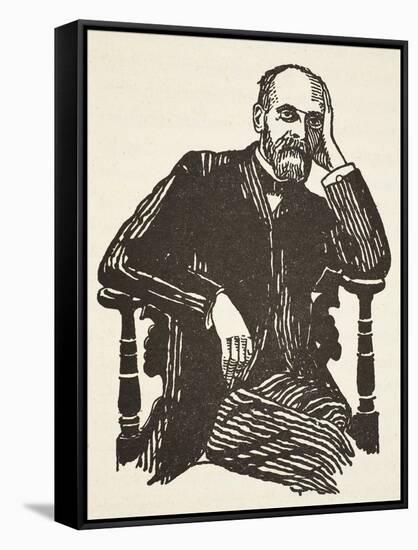 Durkheim, Copy by Boris Mestchersky-French School-Framed Stretched Canvas