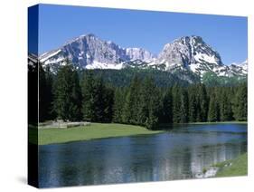 Durmitor Mountain Range, Near Zabljak, Durmitor National Park, UNESCO World Heritage Site, Tramonta-Stuart Black-Stretched Canvas