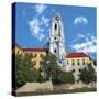 Durnstein Monastery, Durnstein, Austria-Miva Stock-Stretched Canvas