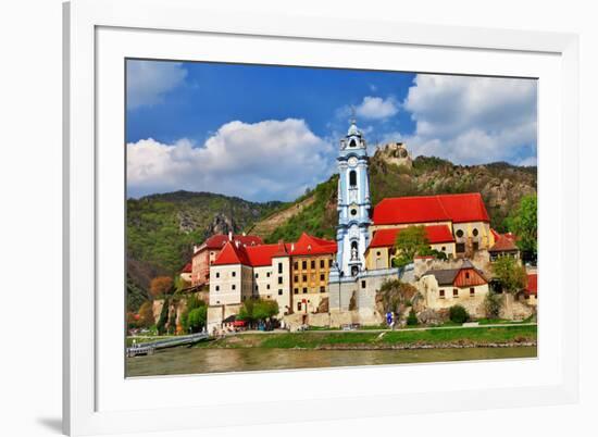 Durnstein near Vienna, Lower Austria, Pictoial Wachau Valley-Maugli-l-Framed Photographic Print