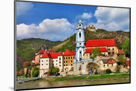 Durnstein near Vienna, Lower Austria, Pictoial Wachau Valley-Maugli-l-Mounted Photographic Print