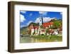 Durnstein near Vienna, Lower Austria, Pictoial Wachau Valley-Maugli-l-Framed Photographic Print