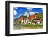 Durnstein near Vienna, Lower Austria, Pictoial Wachau Valley-Maugli-l-Framed Photographic Print