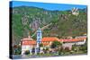 Durnstein on the River Danube (Wachau Valley), Austria-Zechal-Stretched Canvas