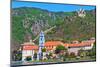 Durnstein on the River Danube (Wachau Valley), Austria-Zechal-Mounted Photographic Print