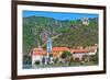 Durnstein on the River Danube (Wachau Valley), Austria-Zechal-Framed Photographic Print