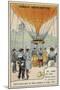 Duruof Making the First Postal Balloon Flight During the Siege of Paris, 1870-null-Mounted Giclee Print