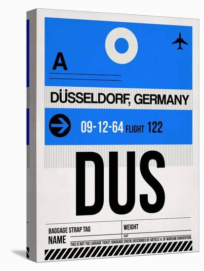 DUS Dusseldorf Luggage Tag I-NaxArt-Stretched Canvas