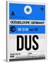 DUS Dusseldorf Luggage Tag I-NaxArt-Stretched Canvas