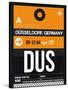 DUS Dusseldorf Luggage Tag II-NaxArt-Stretched Canvas