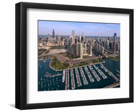 DuSable Harbor Chicago-Steve Gadomski-Framed Photographic Print