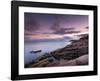 Dusk Along the Maine Coast-Michael Hudson-Framed Art Print