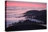 Dusk and Fog at Mount Tamalpais-Vincent James-Stretched Canvas