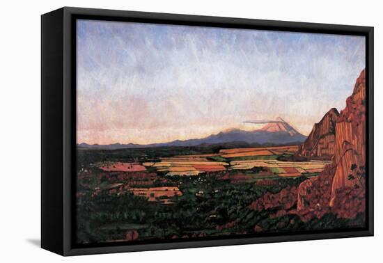 Dusk at Chalcatzingo, 2007-Pedro Diego Alvarado-Framed Stretched Canvas