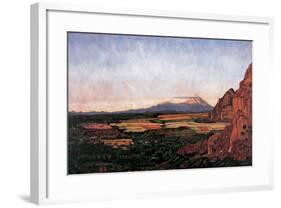 Dusk at Chalcatzingo, 2007-Pedro Diego Alvarado-Framed Giclee Print